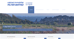Desktop Screenshot of immobilier-lasalvetat.com